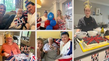 Residents at Chandlers Ford celebrate the Coronation
